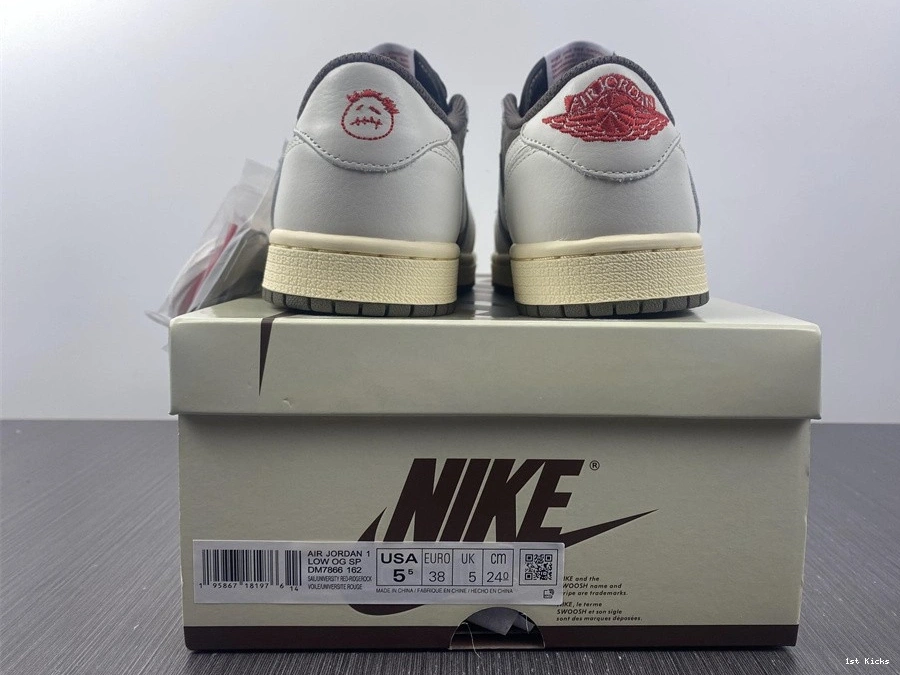 DM7866-162 Air Mocha' Travis OG  Scott Low X 'Reverse Jordan 1 1228